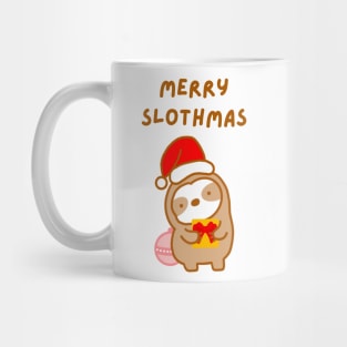 Merry Slothmas Christmas Gift Sloth Mug